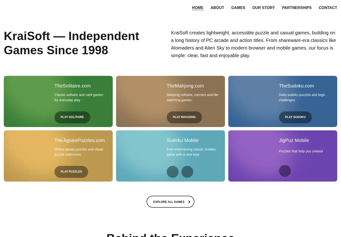 Screenshot of kraisoft.com