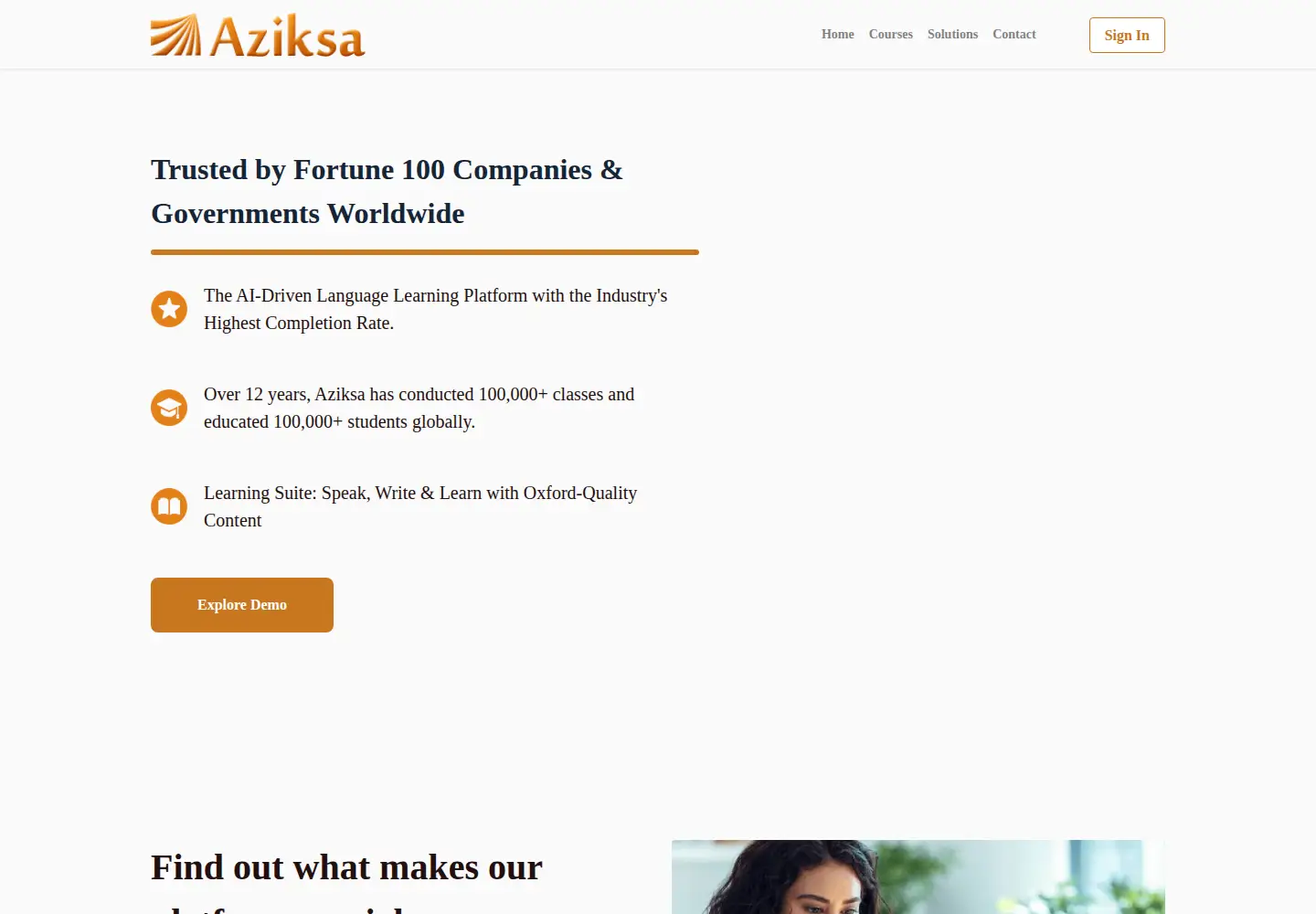 Screenshot of aziksa.com
