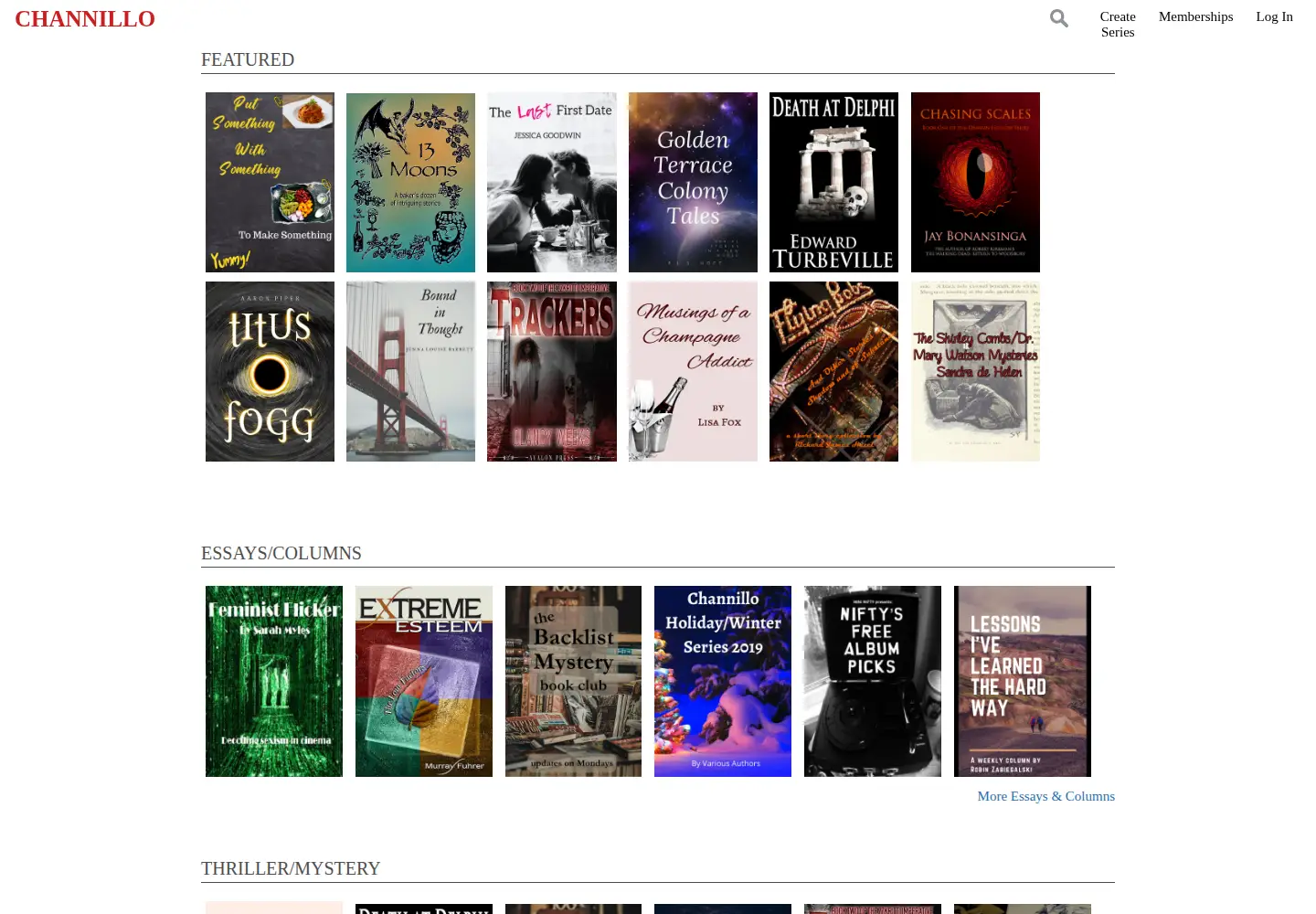 Screenshot of channillo.com