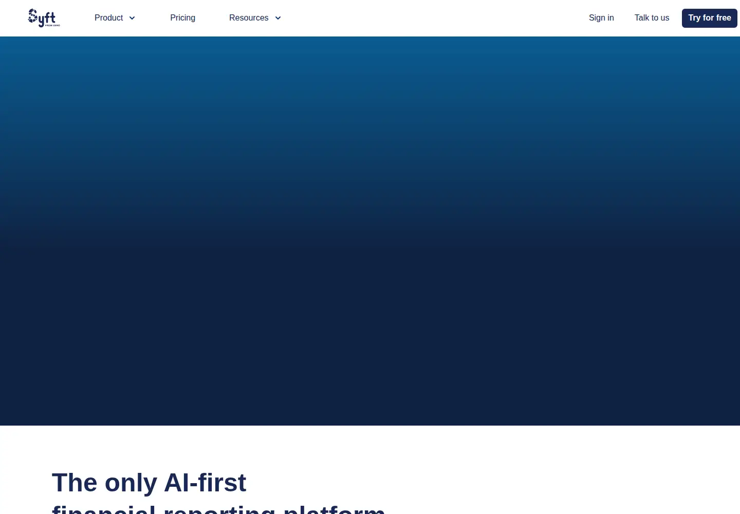 Screenshot of syftanalytics.com