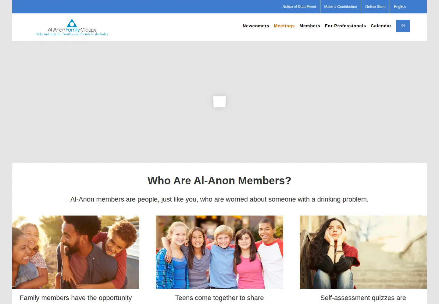 Screenshot of alateen.org