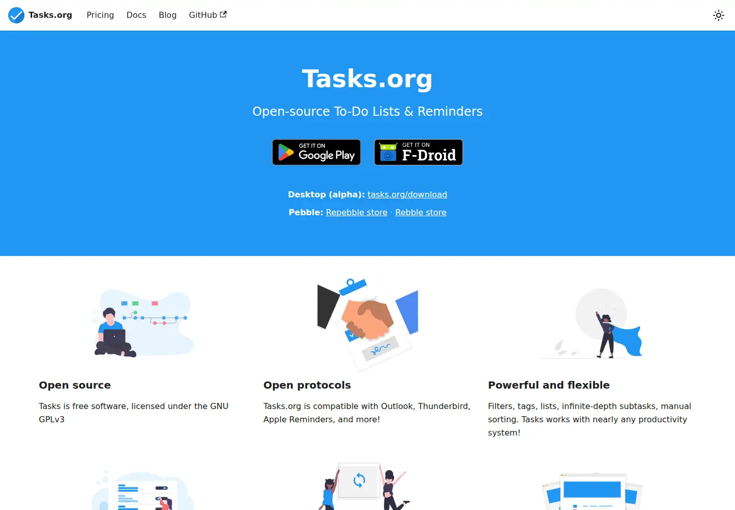 Screenshot of tasks.org