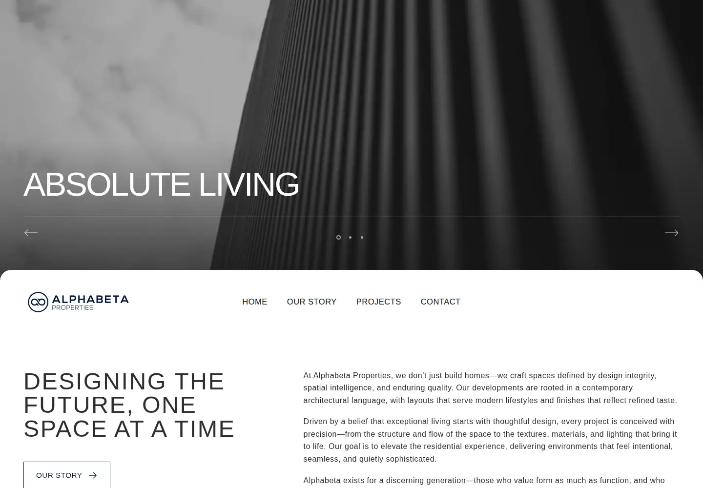 Screenshot of alphabeta.com