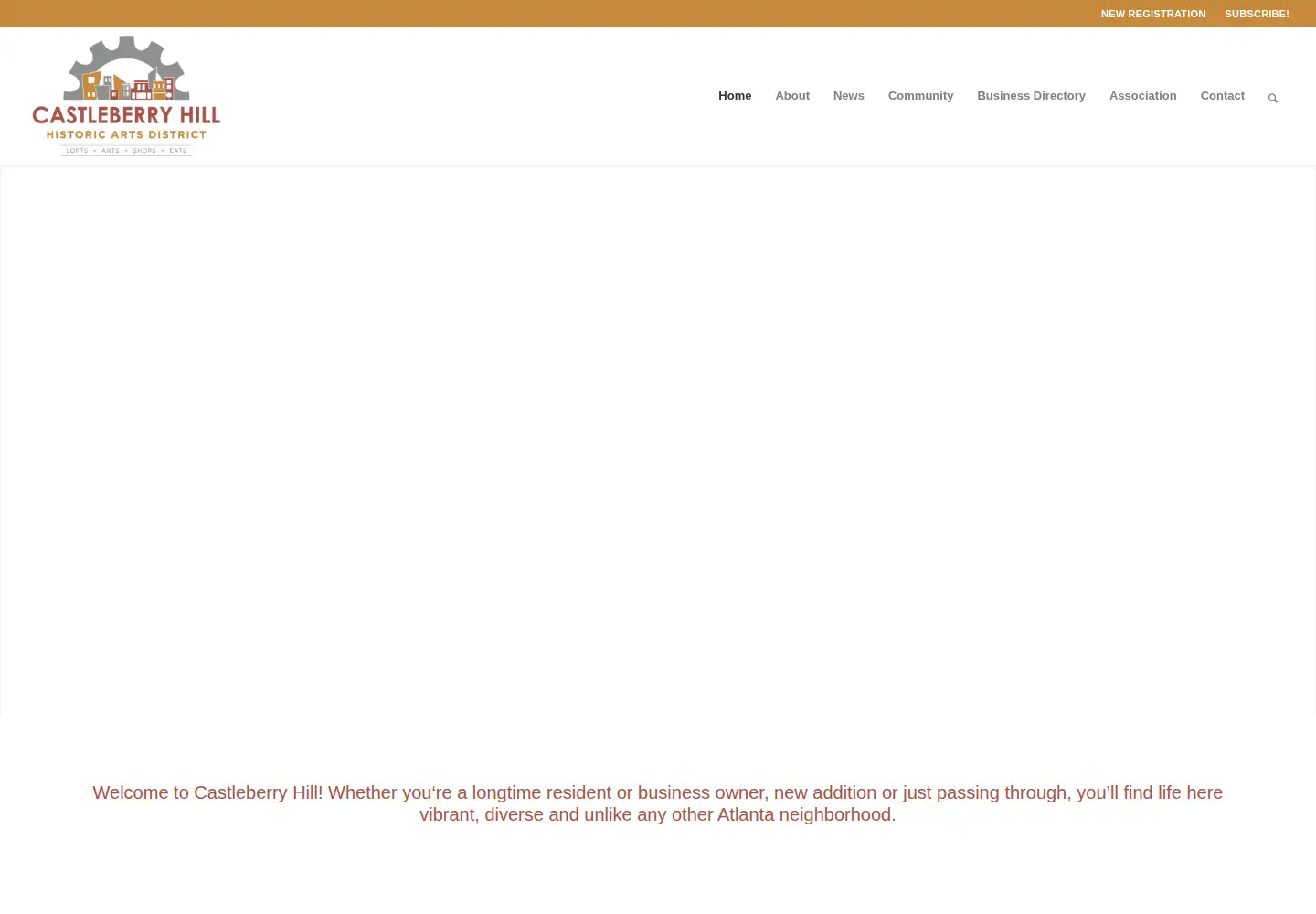 Captured homepage of castleberryhill.org in the current scan
