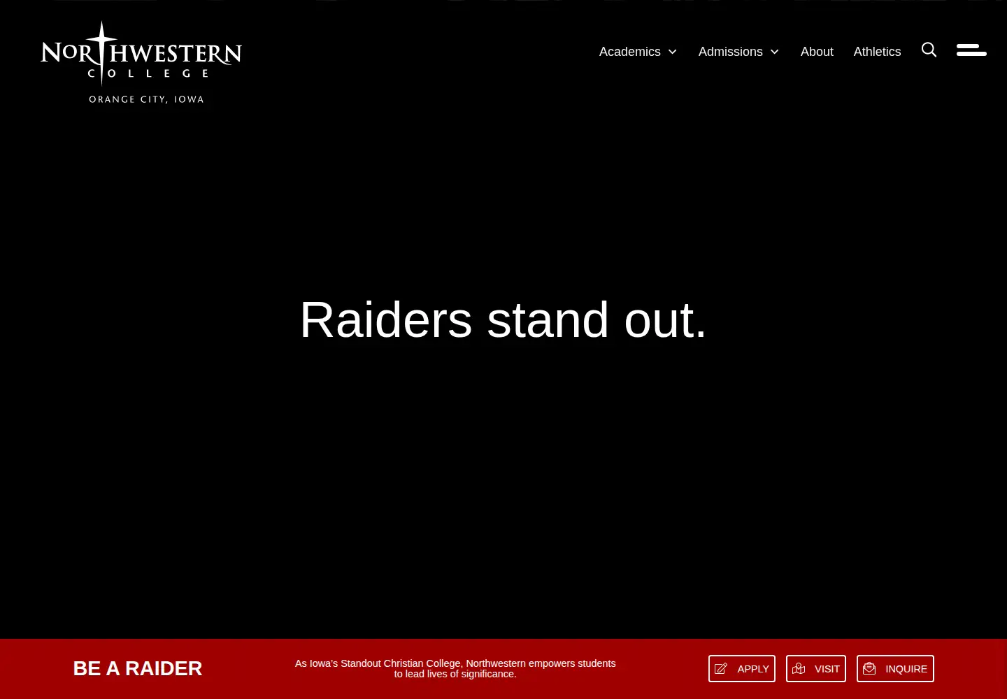 Screenshot of nwciowa.edu