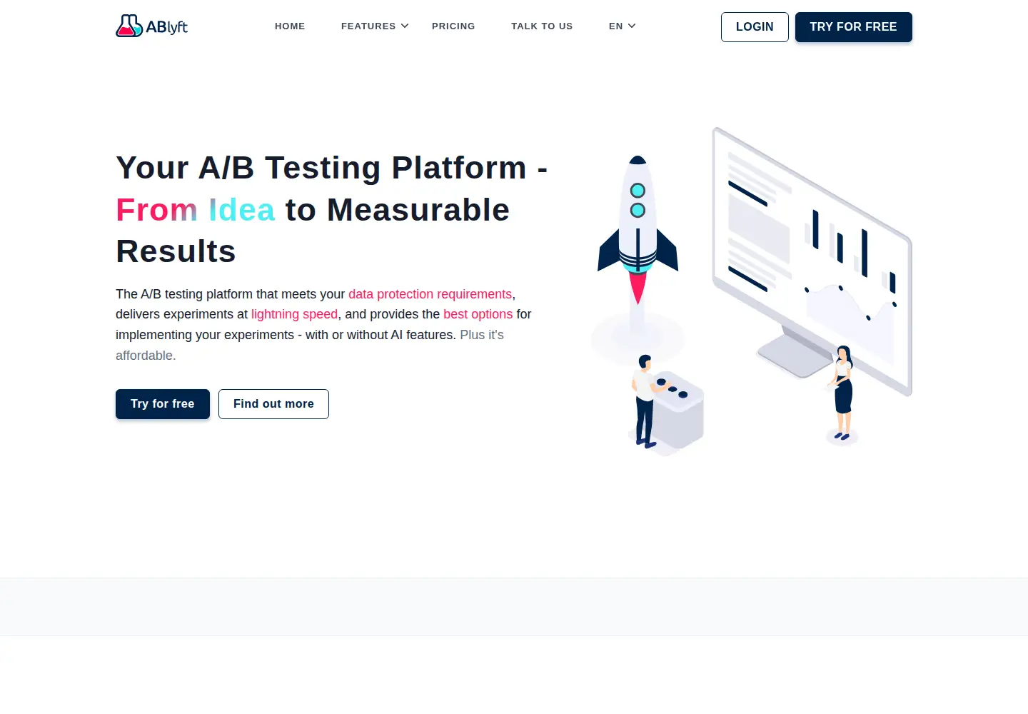 Screenshot of ablyft.com