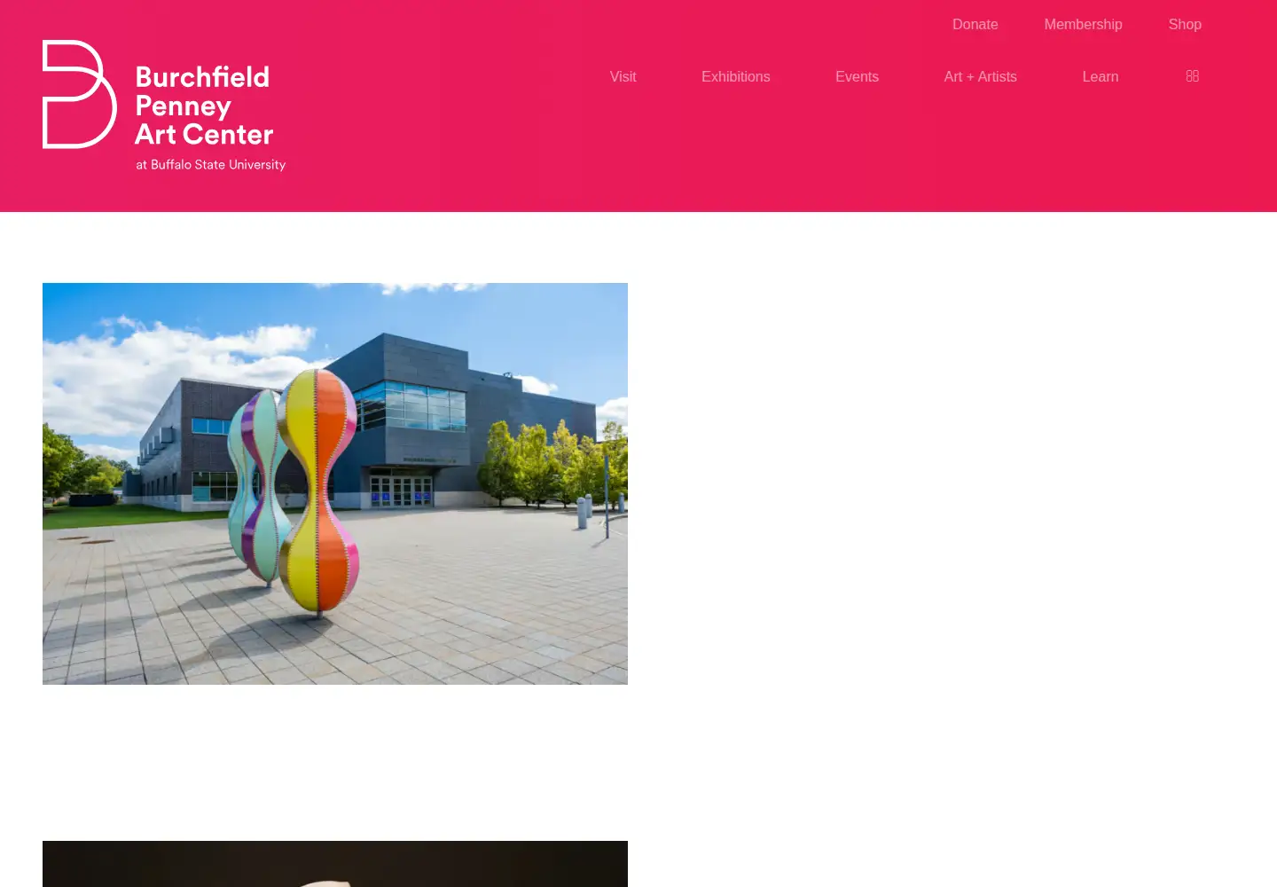Screenshot of burchfieldpenney.org