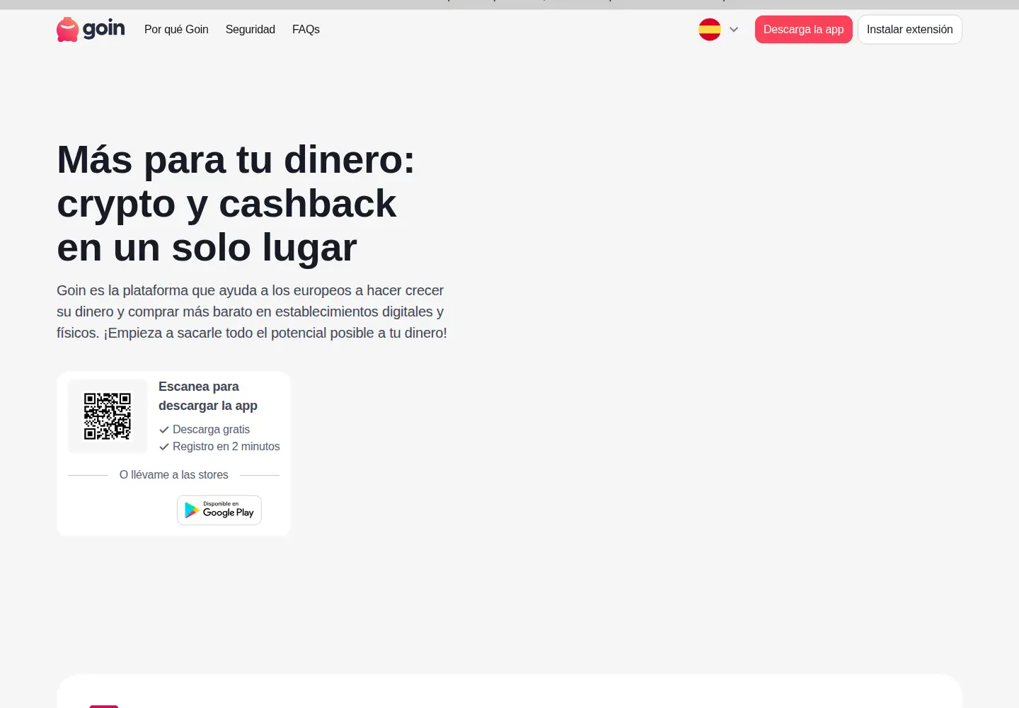 Screenshot of goin.app