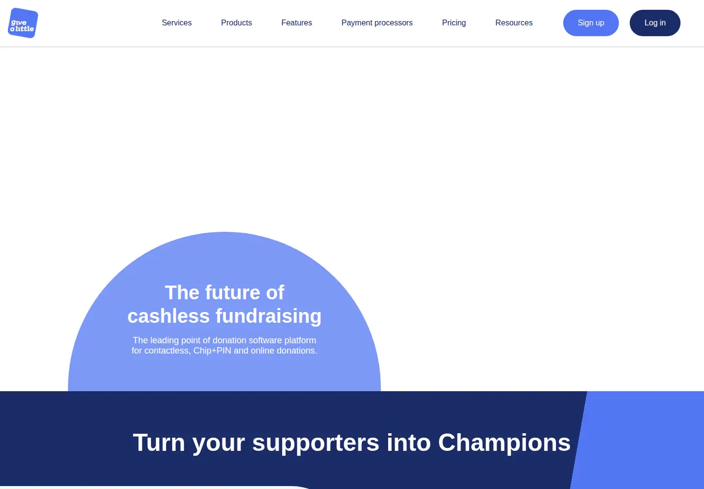 Screenshot of givealittle.co