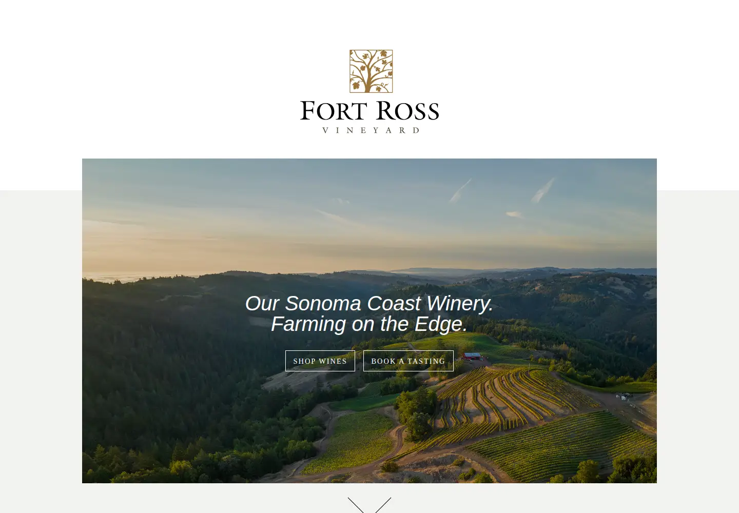 Screenshot of fortrossvineyard.com