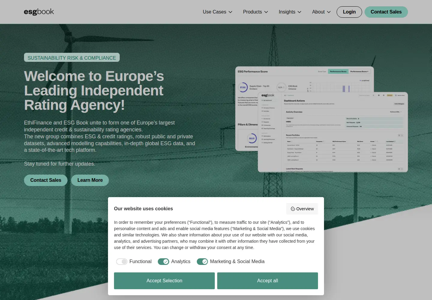 Screenshot of esgbook.com