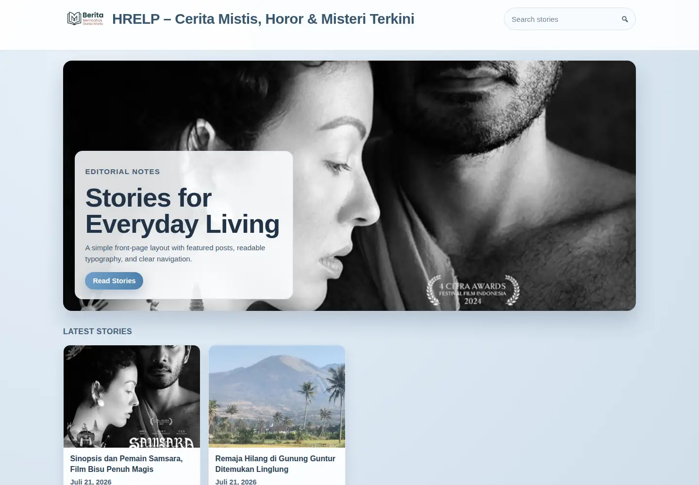 Screenshot of hrelp.org