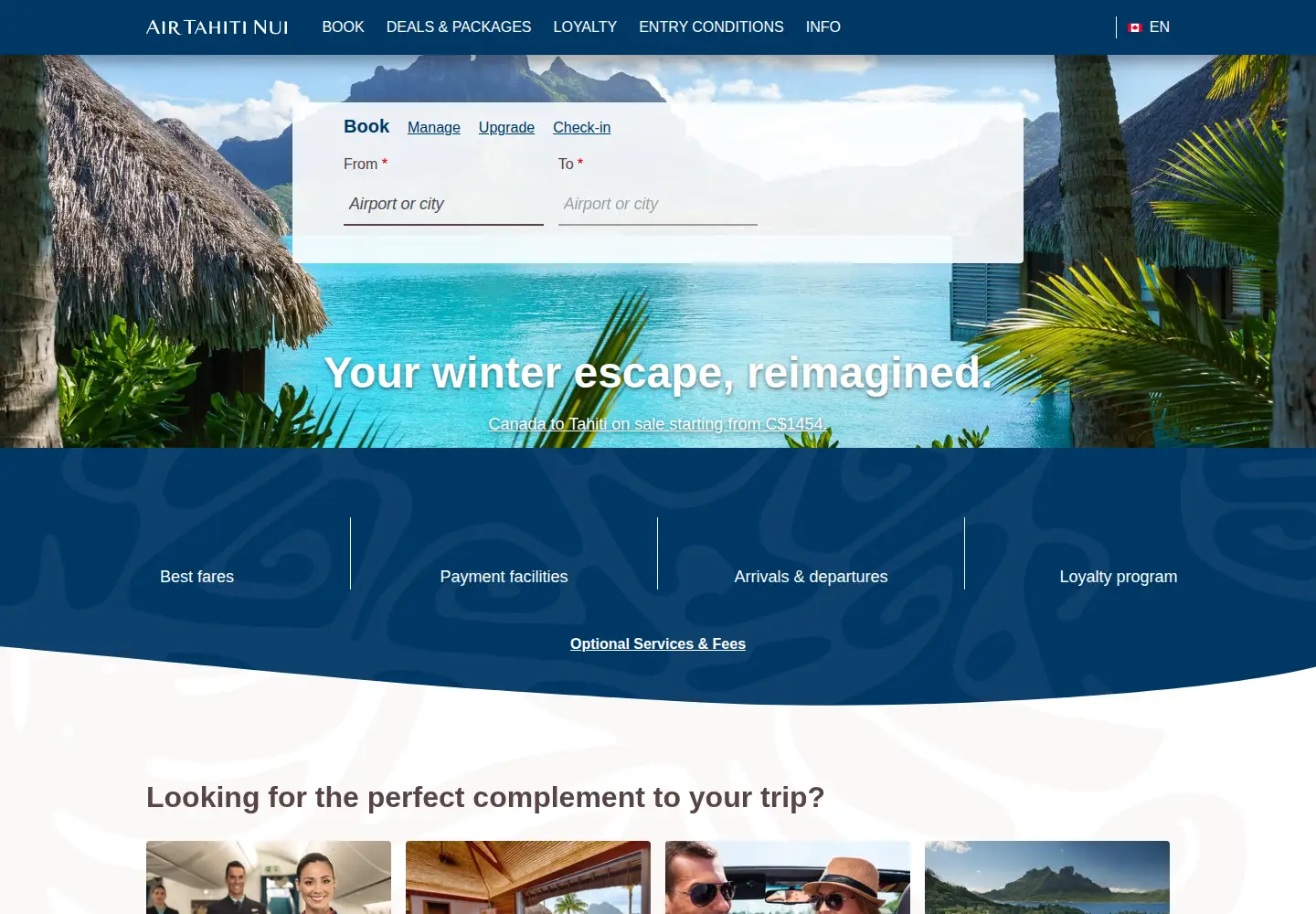 Screenshot of airtahitinui.com