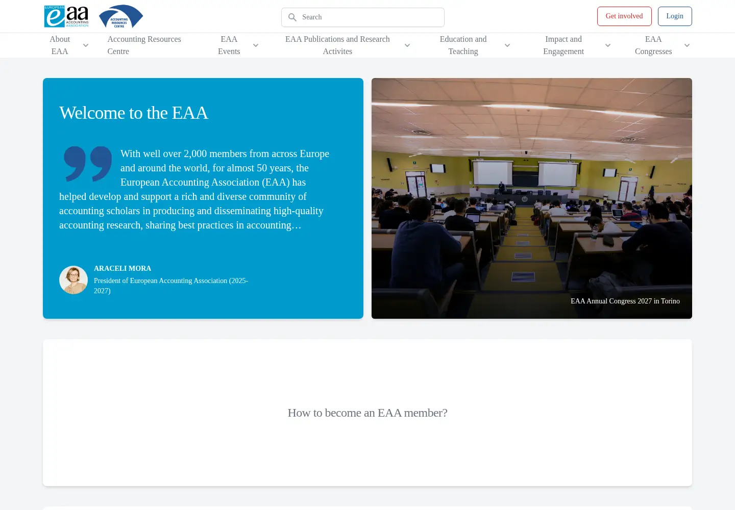 Screenshot of eaa-online.org