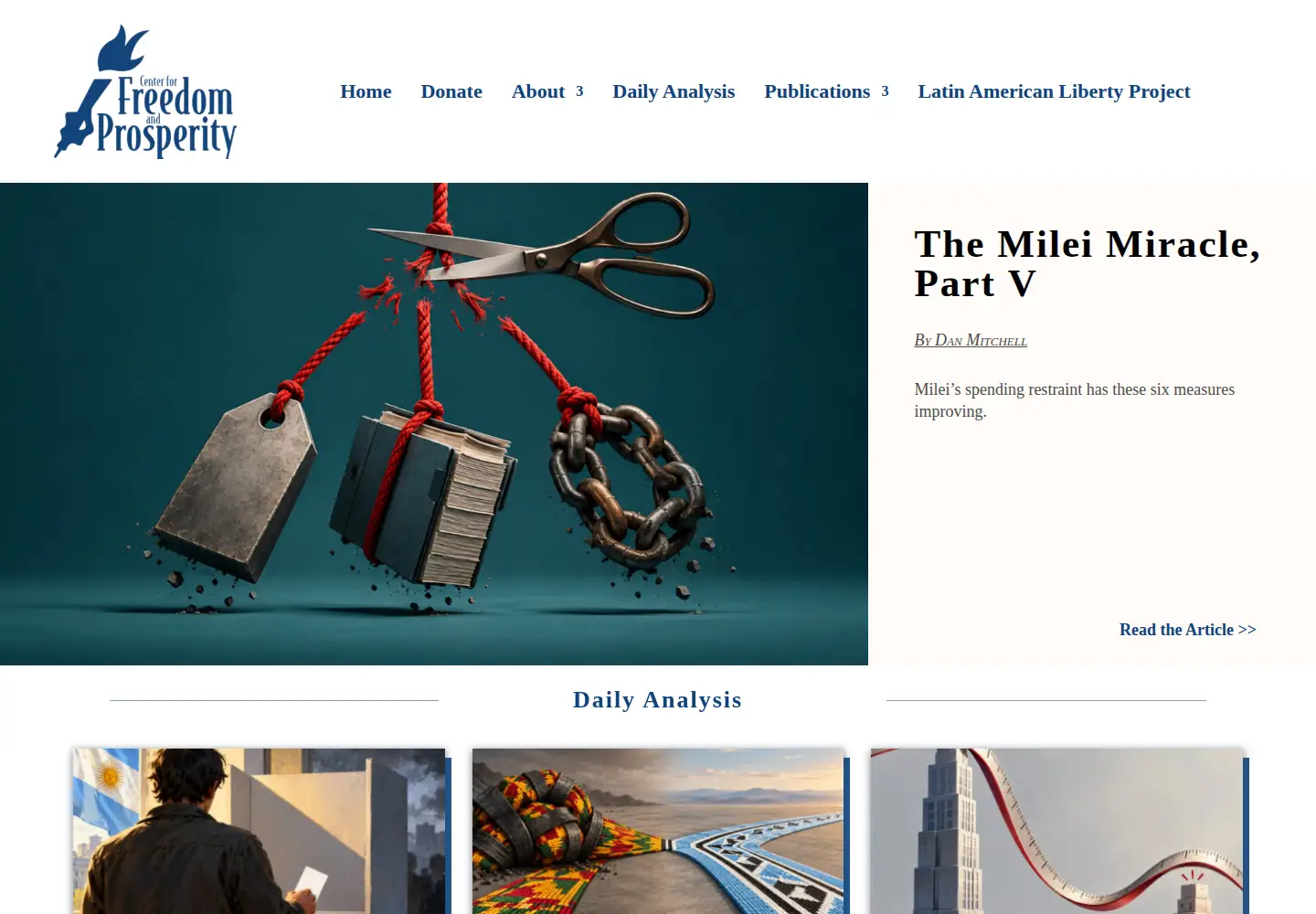 Screenshot of freedomandprosperity.org