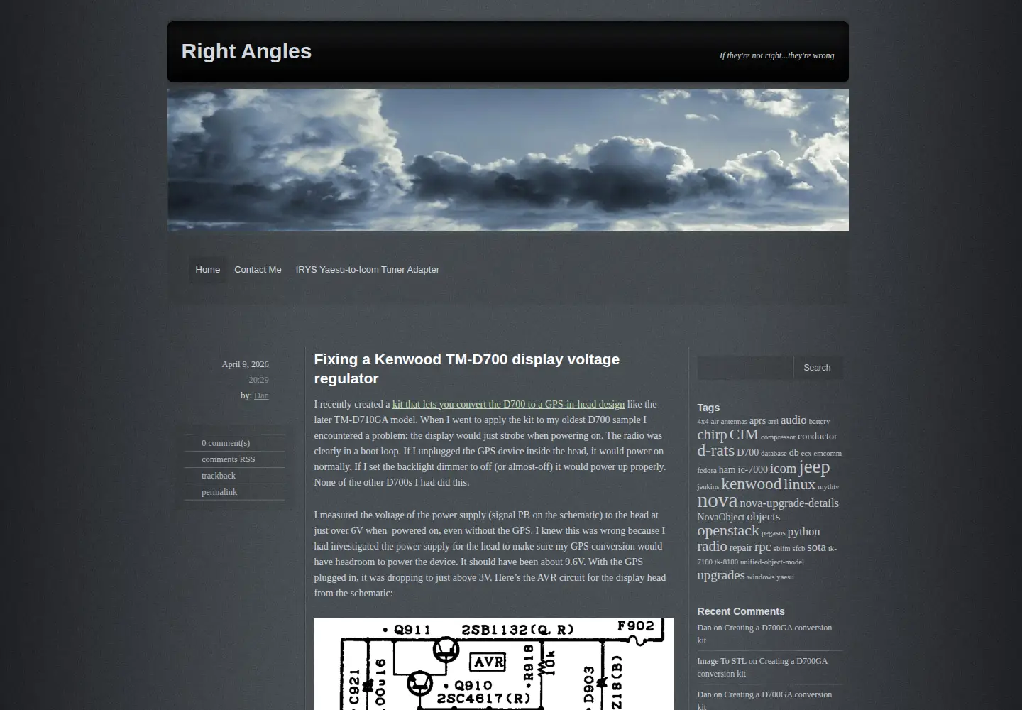 Screenshot of danplanet.com