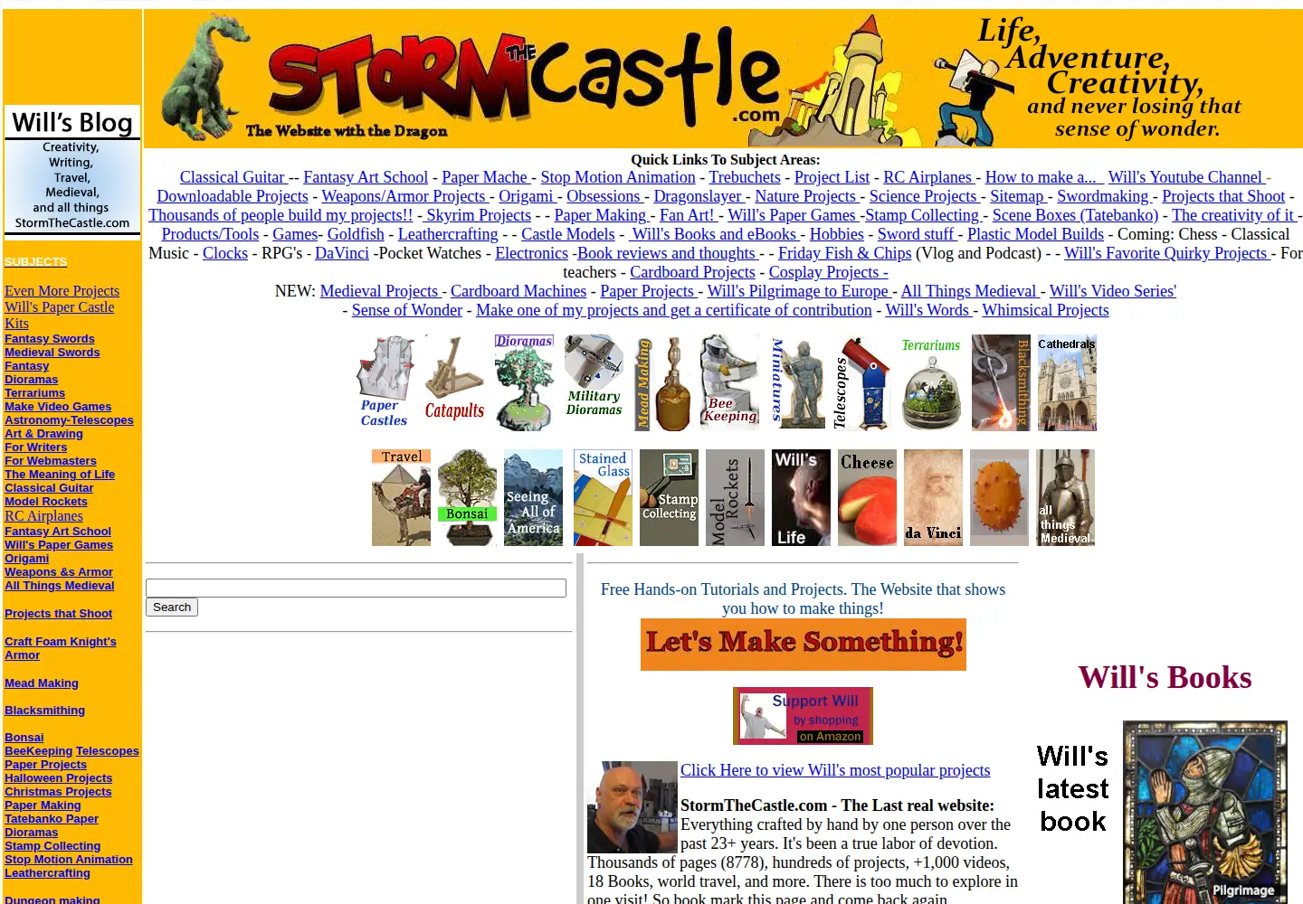 Screenshot of stormthecastle.com