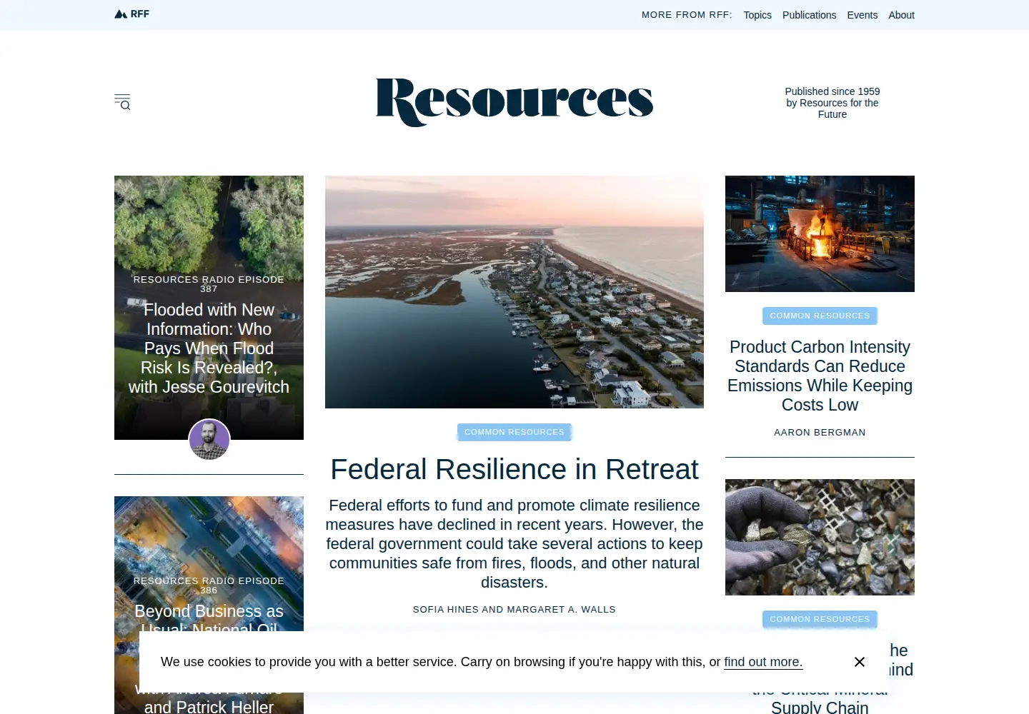 Screenshot of resources.org