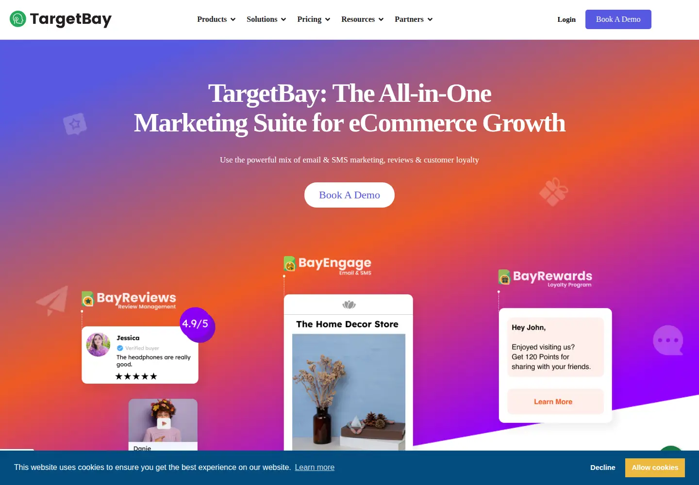 Screenshot of targetbay.com