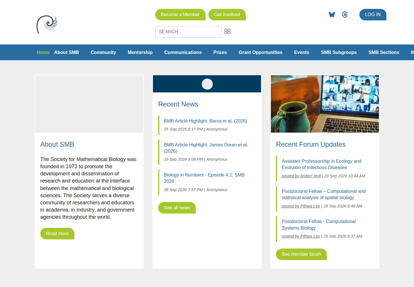 Screenshot of smb.org