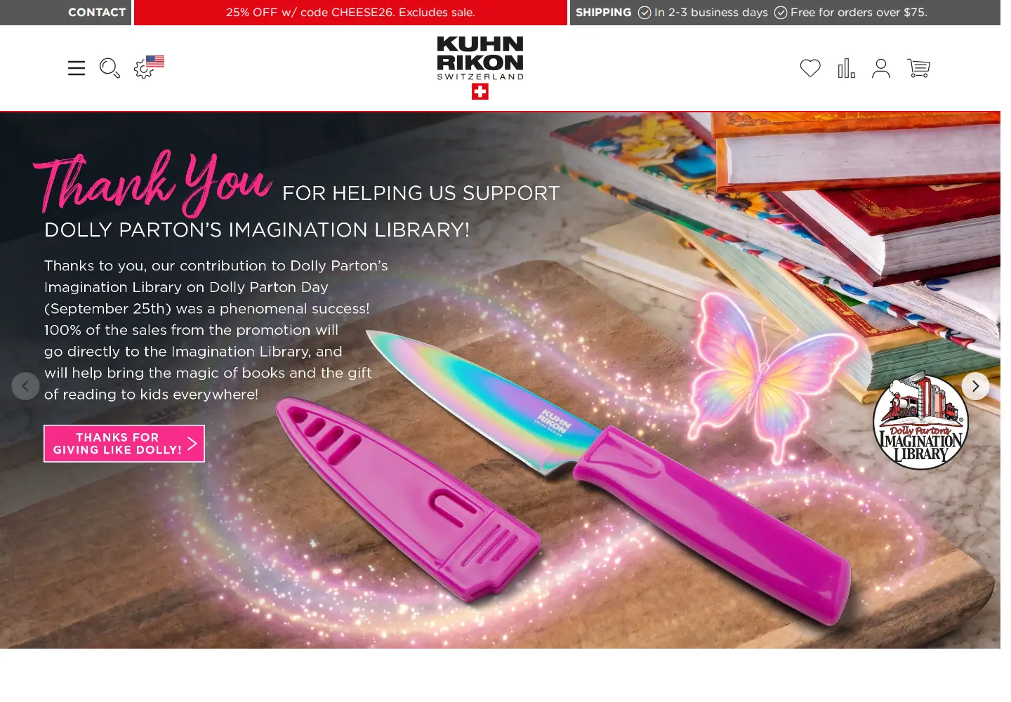 Screenshot of kuhnrikon.com