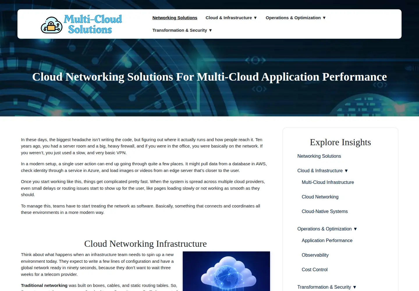 Screenshot of prosimo.io