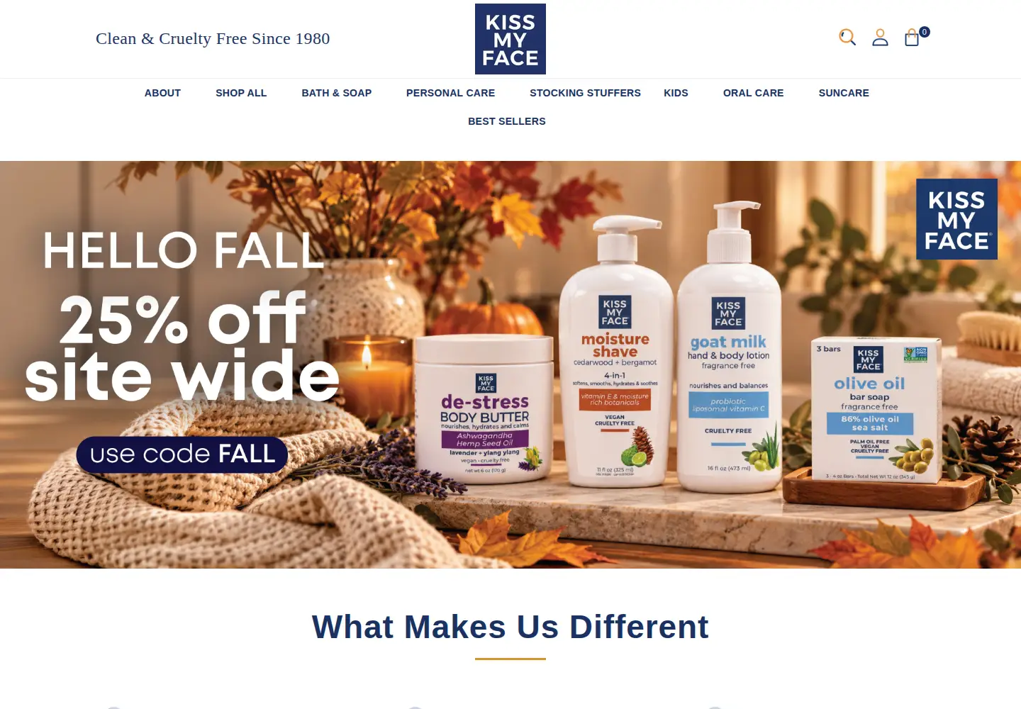 Screenshot of kissmyface.com