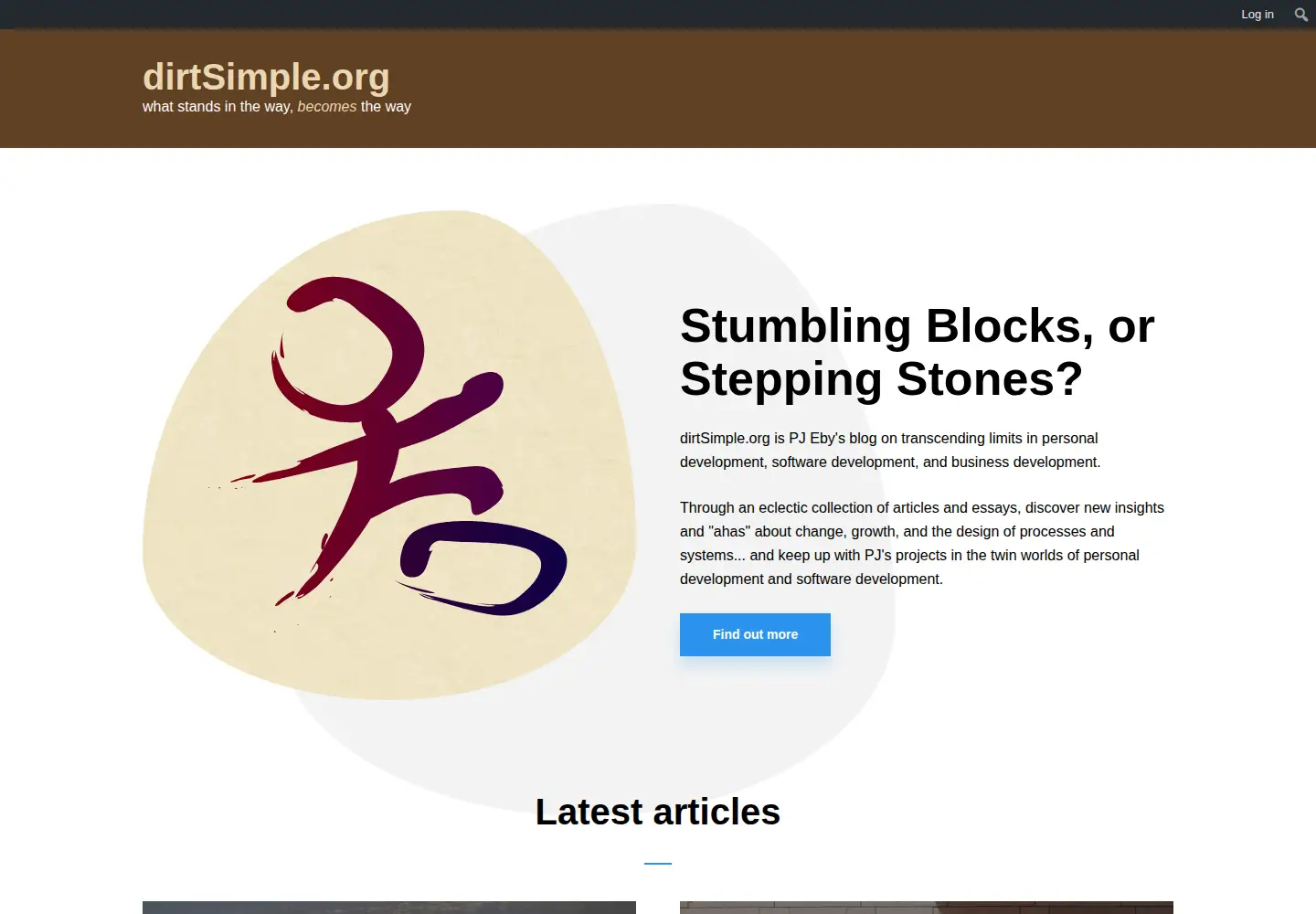 Screenshot of dirtsimple.org