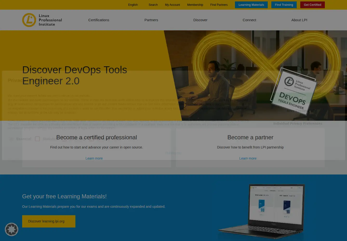 Screenshot of lpi.org