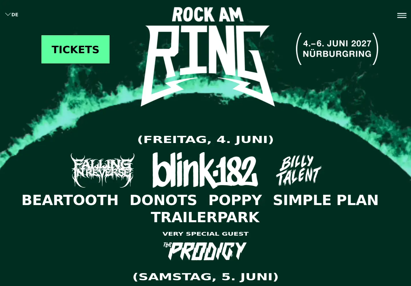 Screenshot of rock-am-ring.com