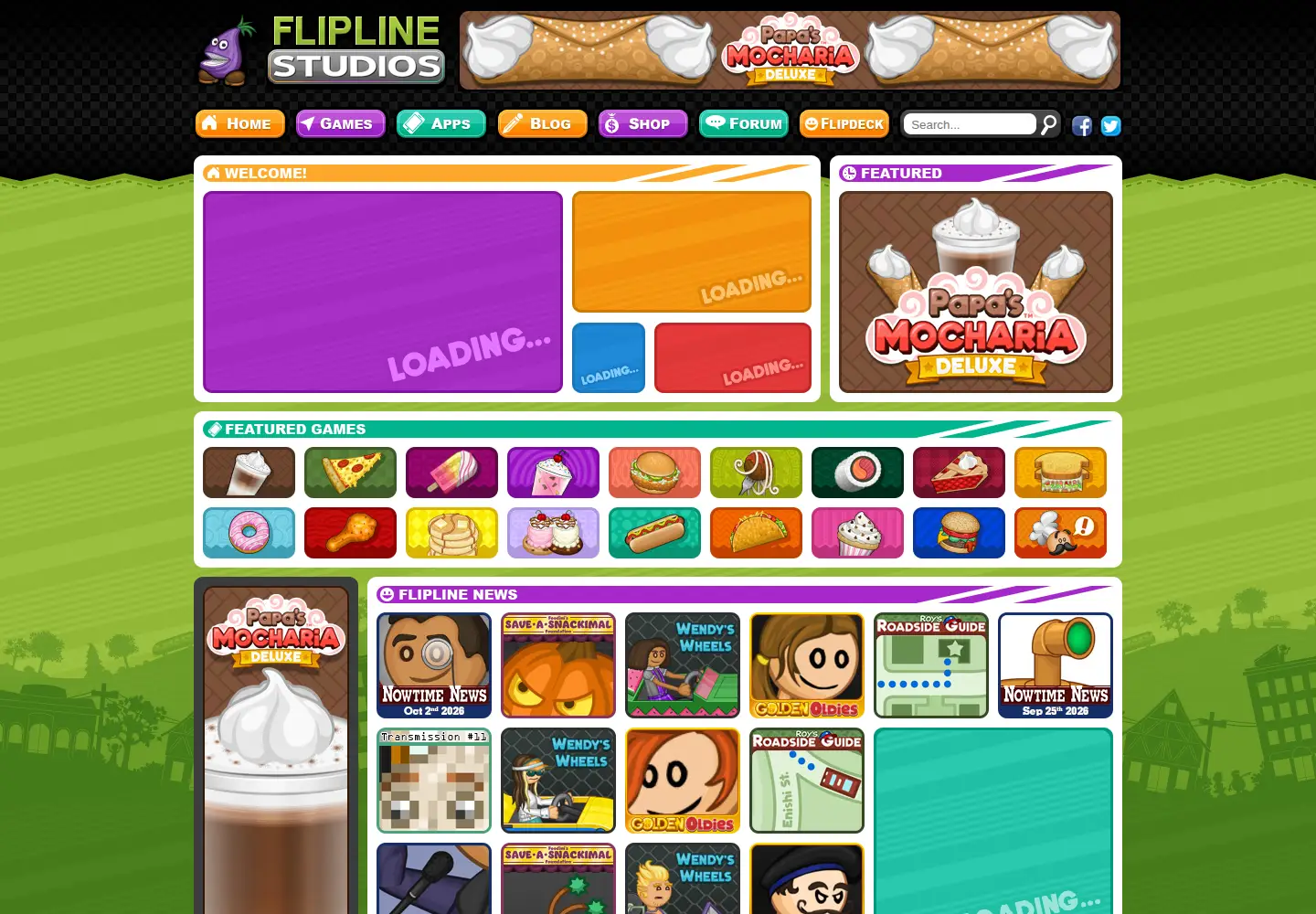 Screenshot of flipline.com