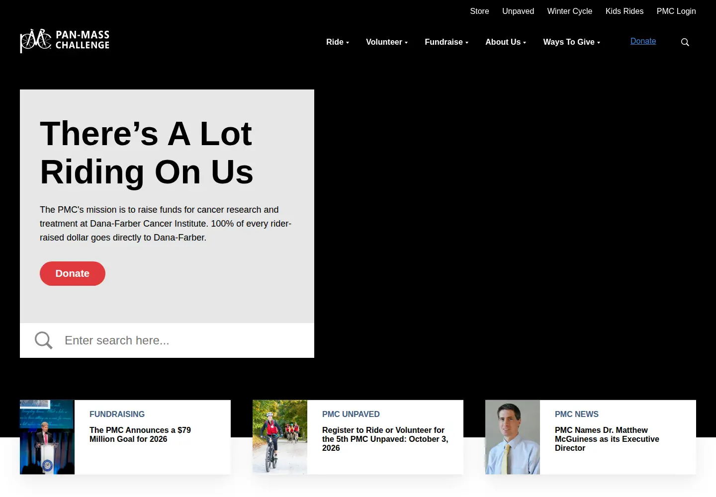 Screenshot of pmc.org