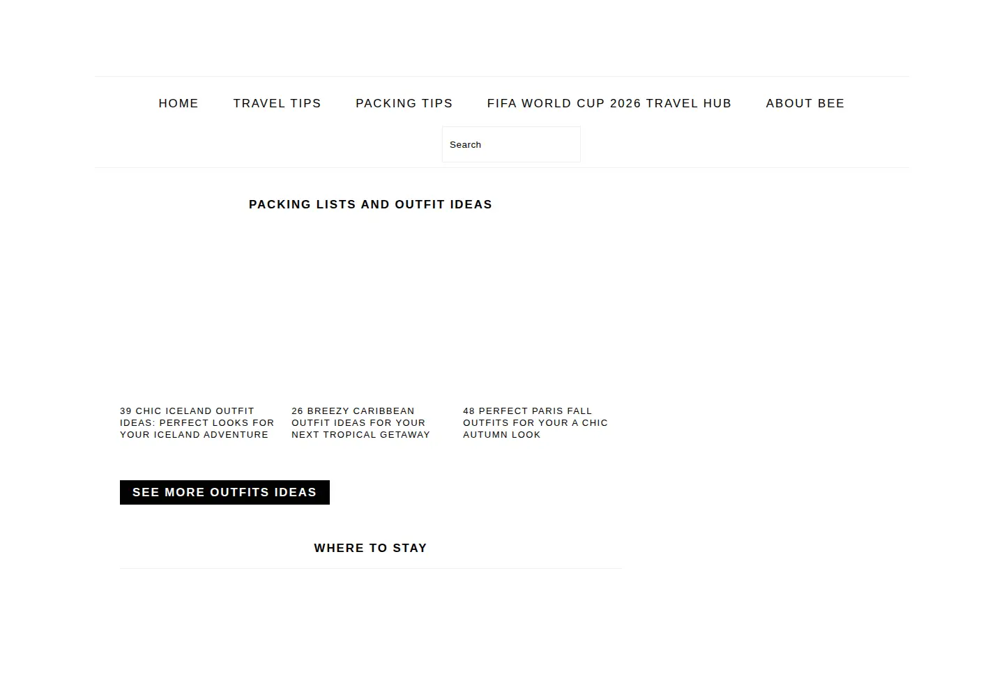 Screenshot of itsallbee.com