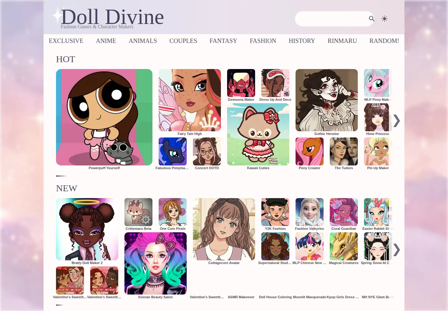 Screenshot of dolldivine.com