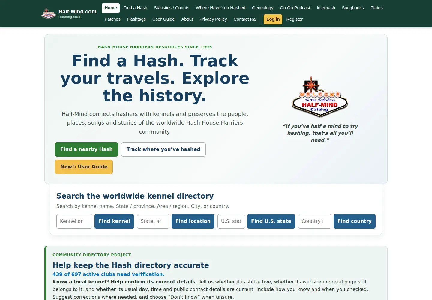Screenshot of half-mind.com
