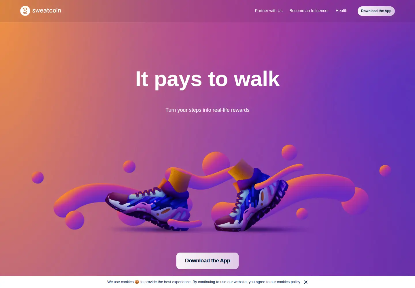 Screenshot of sweatco.in