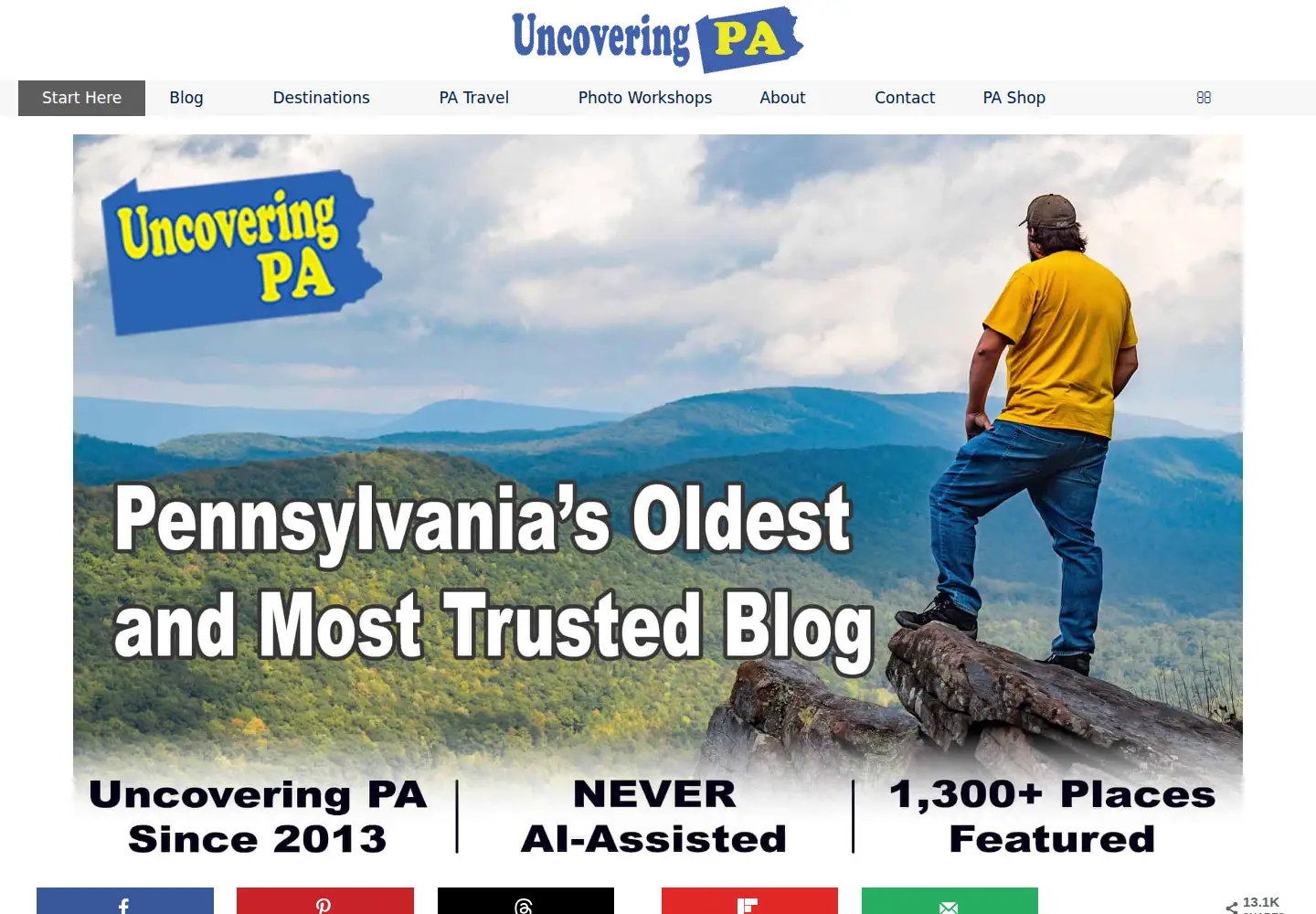 Screenshot of uncoveringpa.com