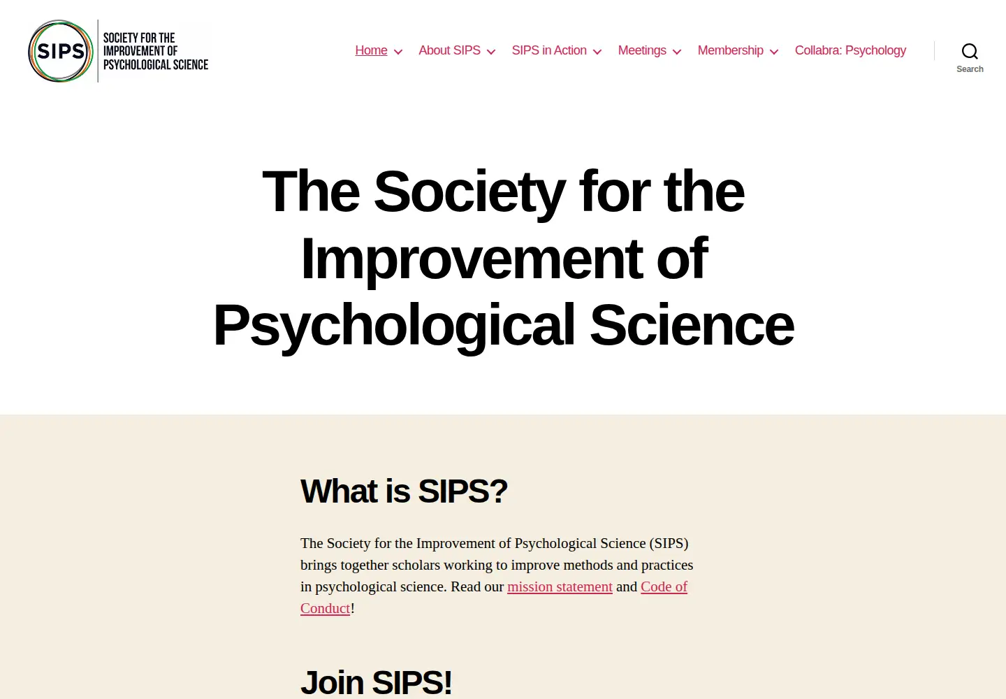 Screenshot of improvingpsych.org