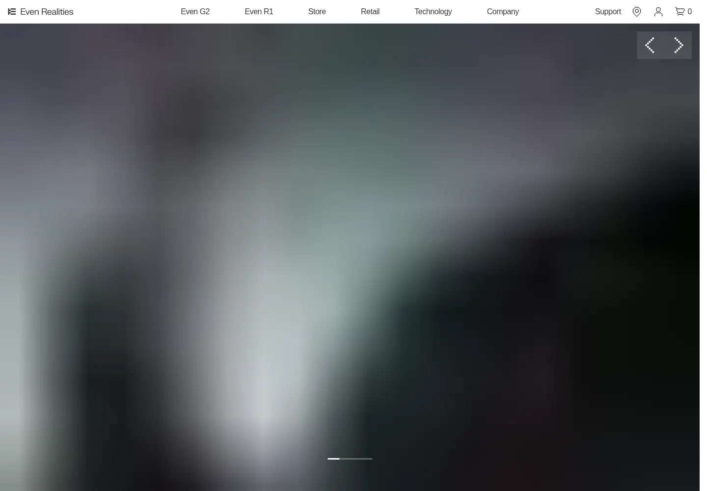 Screenshot of evenrealities.com