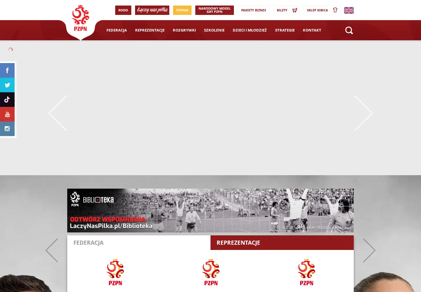 Screenshot of pzpn.pl