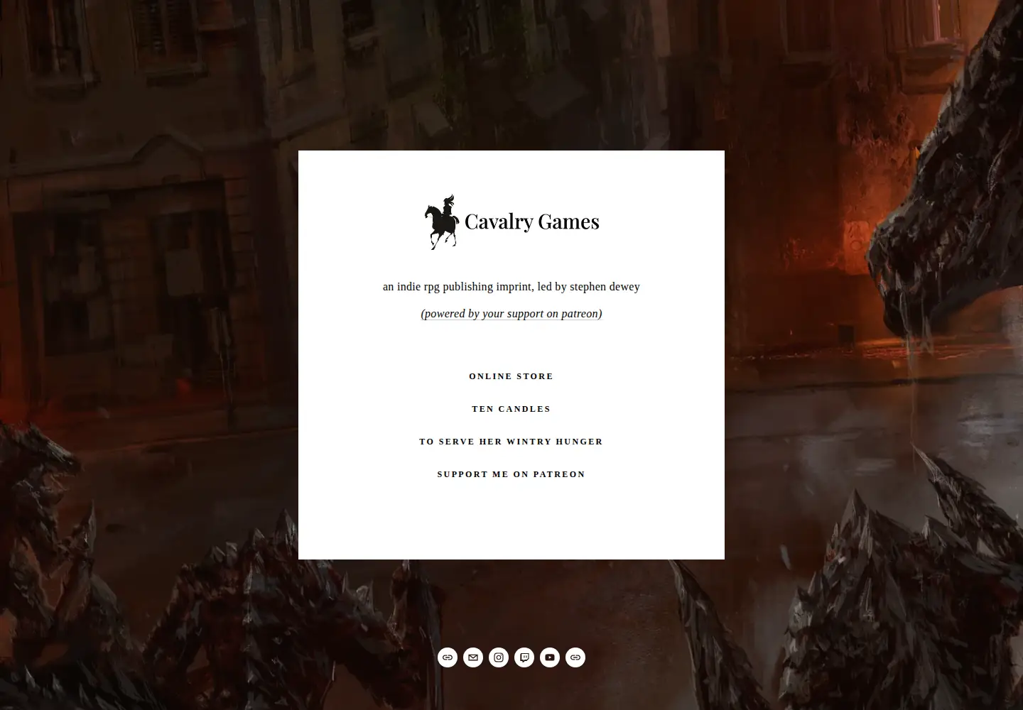 Screenshot of cavalrygames.com