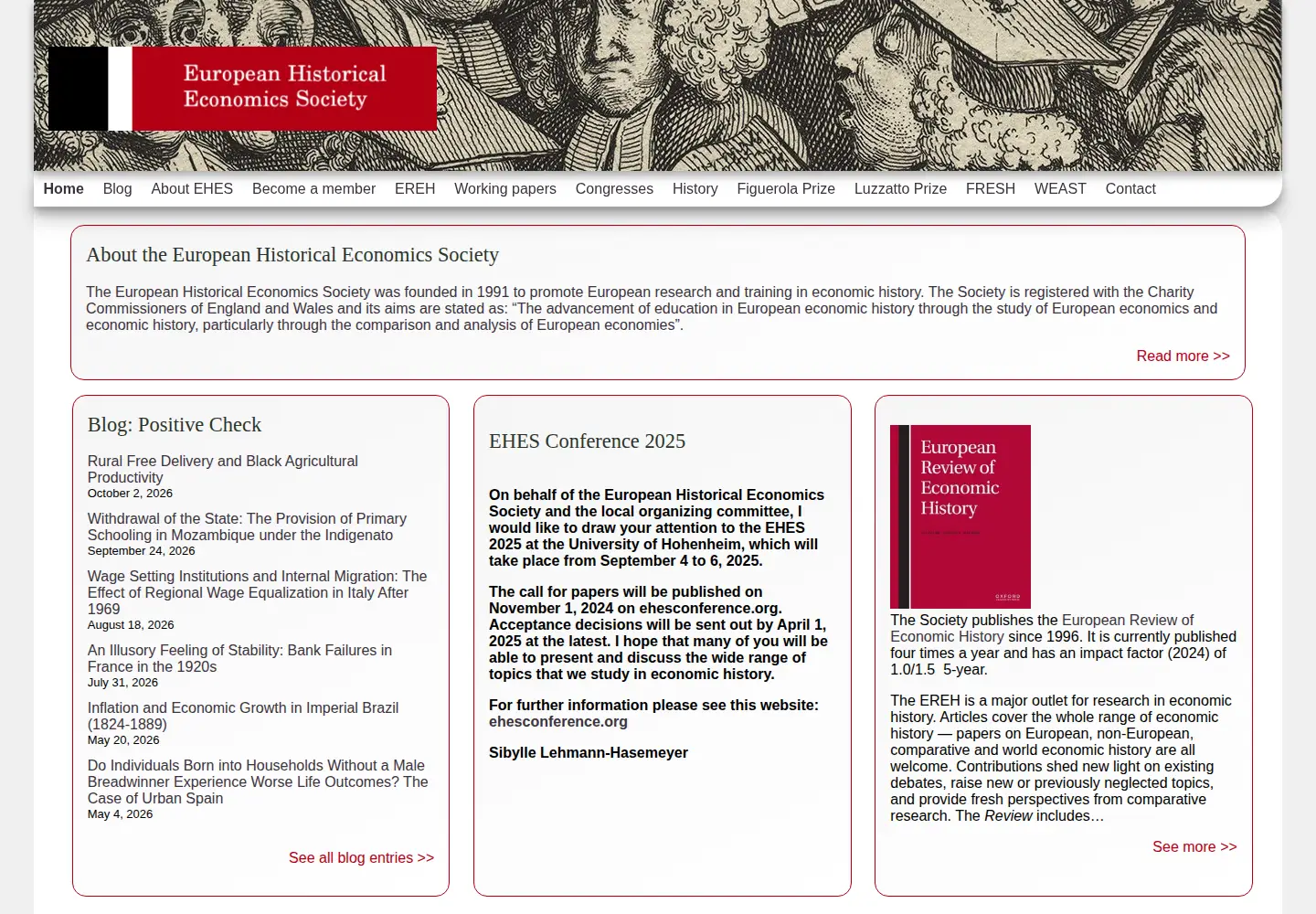 Screenshot of ehes.org