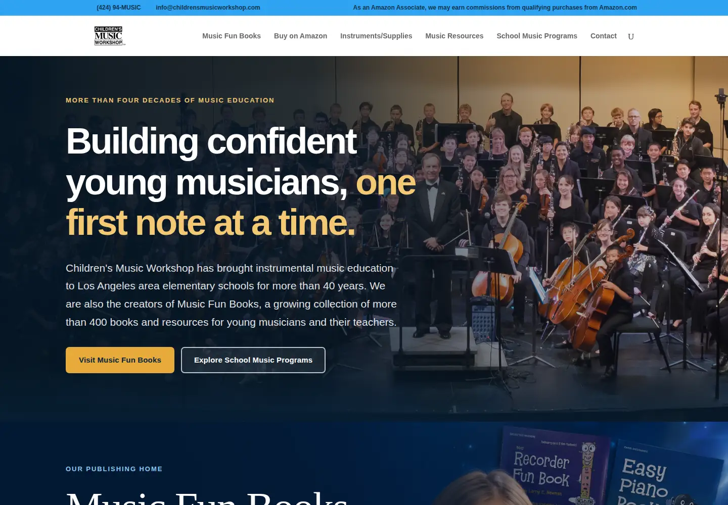 Screenshot of childrensmusicworkshop.com