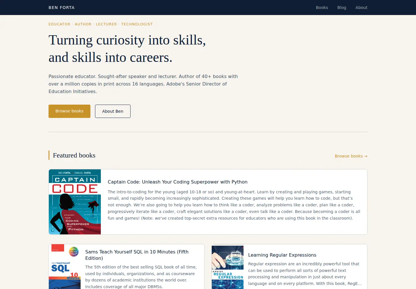 Screenshot of forta.com