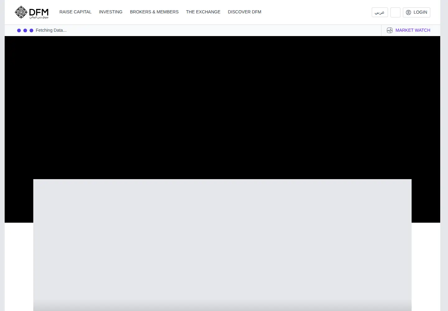 Screenshot of dfm.ae