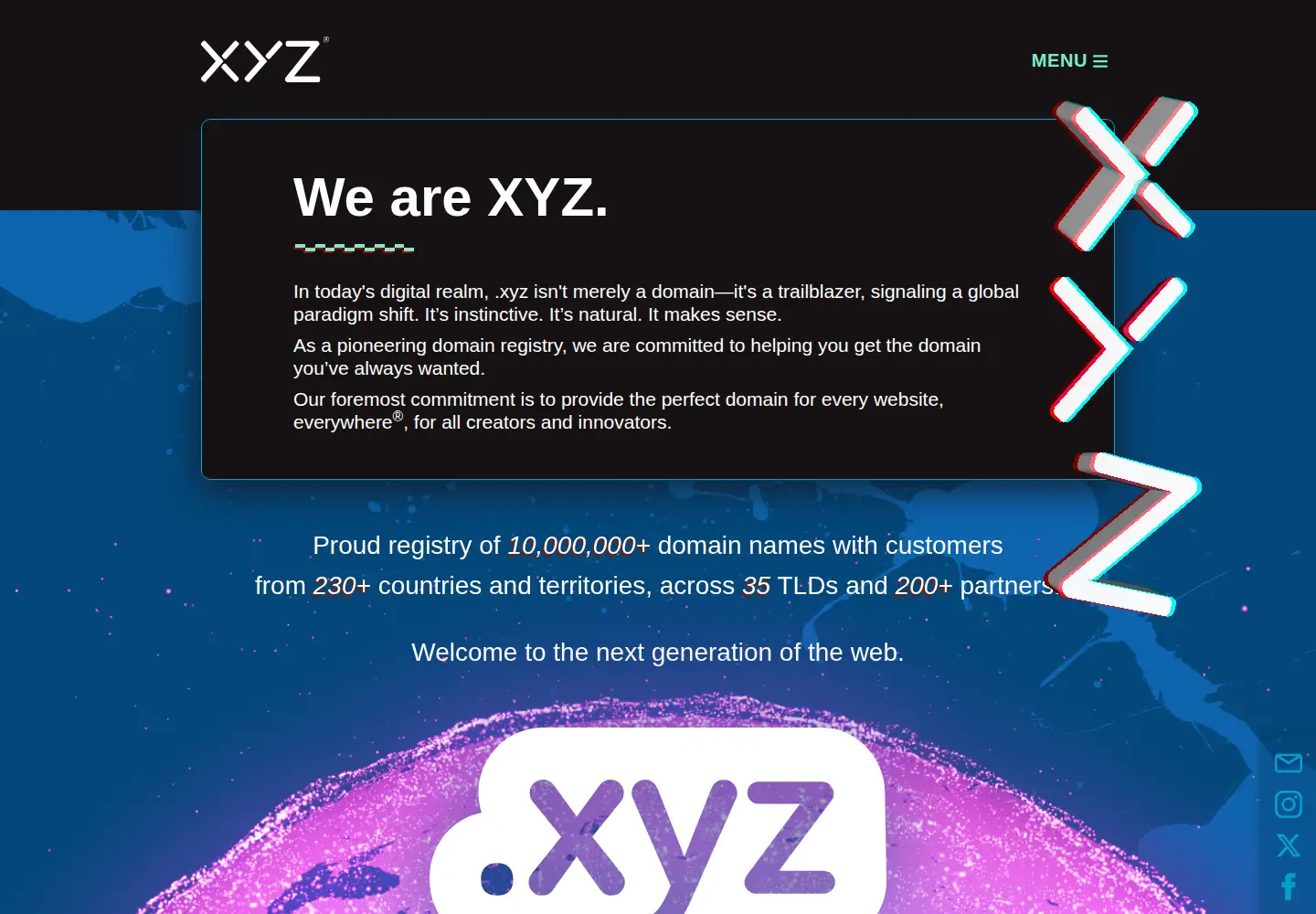 Screenshot of xyz.xyz