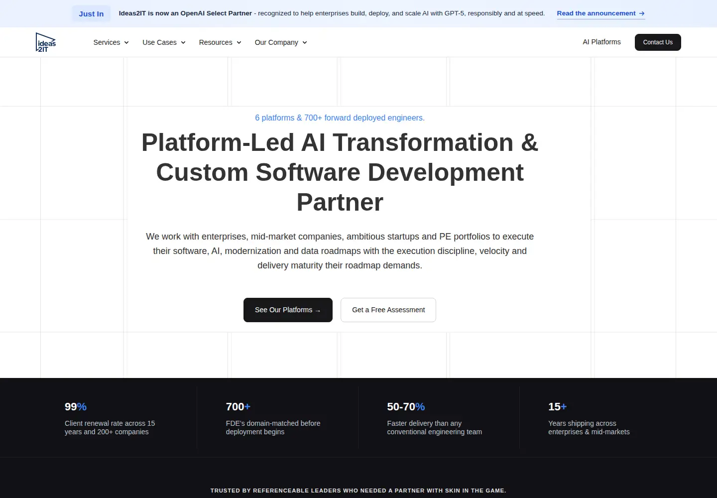 Screenshot of ideas2it.com