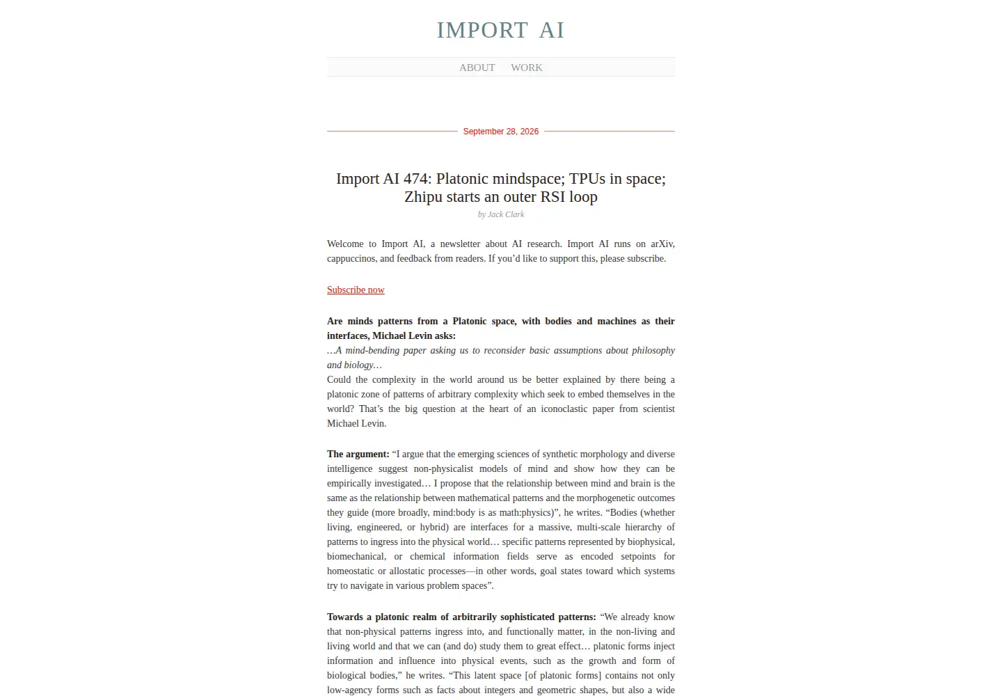 Screenshot of jack-clark.net