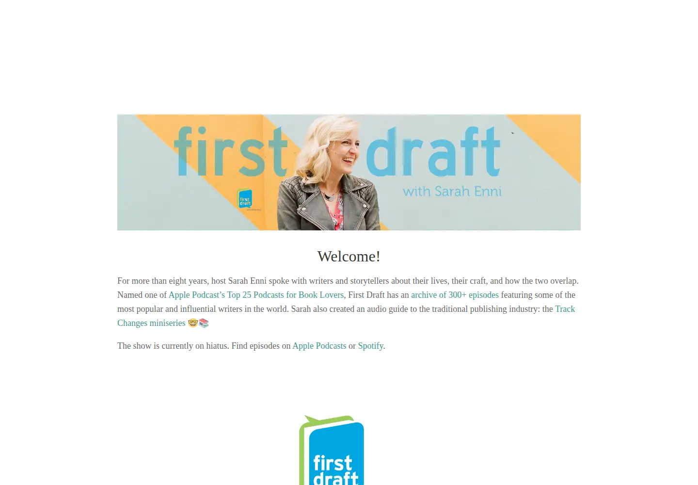 Screenshot of firstdraftpod.com