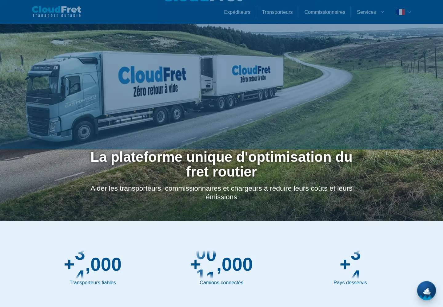 Screenshot of cloudfret.com
